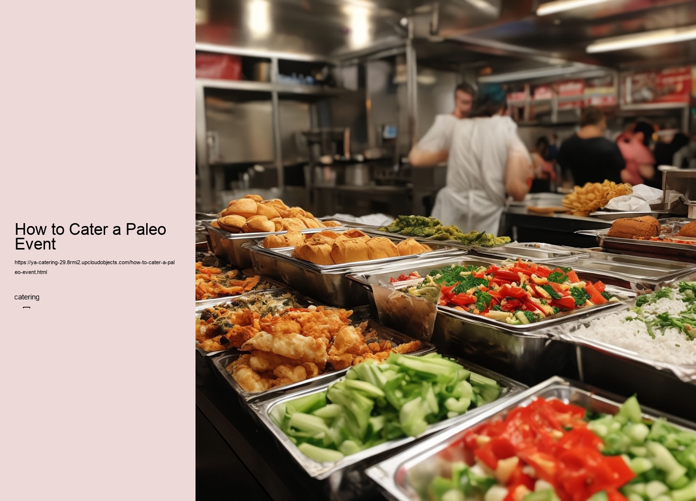 How to Cater a Paleo Event